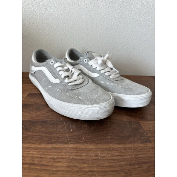 Vans Gilbert Crockett Off The Wall Light Grey & White Men's Shoes Size 10 - Picture 1 of 12